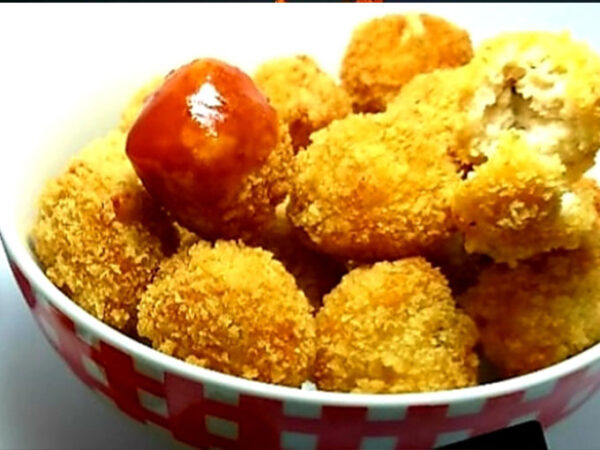 Balls Crocantes Empandas de Frango com Bacon